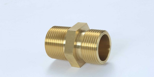 Brass hose connector