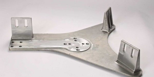 Large aluminum mounting plate